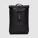  Rains Rolltop Rucksack, Black thumbnail