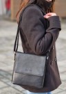 House of Sajaco Liten Crossover Skinnveske, svart thumbnail