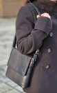 House of Sajaco Liten Crossover Skinnveske, svart thumbnail