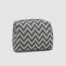 Lycke Toilet Bag Flora, Black/White thumbnail