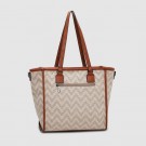 Lycke Tote Bag Flora, Beige thumbnail