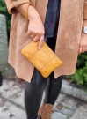 House of Sajaco Clutch Veske, cognac thumbnail