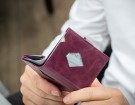 Exentri kortholder / lommebok, Purple thumbnail