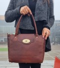 House of Sajaco Flap Veske, cognac thumbnail