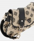 Guess Beyza Flap Shoulder Bag, Black Logo thumbnail