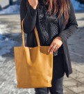 Lycke Tote Bag, mustard thumbnail