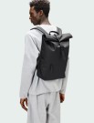 Rains Rolltop Rucksack, Black thumbnail