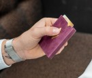 Exentri kortholder / lommebok Purple thumbnail