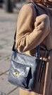 House of Sajaco Crossover Skinnveske, navy thumbnail