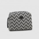 Lycke Toilet Bag Flora, Black/White thumbnail
