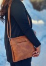 Lycke Crossover Veske, cognac thumbnail