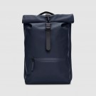 Rains Rolltop Rucksack, Navy thumbnail