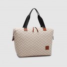 Lycke Weekendbag Flora, Beige thumbnail