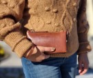 House of Sajaco Clutch Veske, Cognac thumbnail