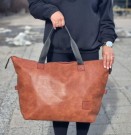 Lycke Stor Weekendbag, cognac thumbnail
