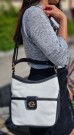 Lycke Hobo Veske, White/Black thumbnail