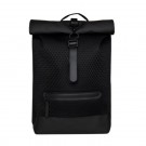 Rains Rolltop Rucksack Mesh, Black thumbnail