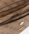 Guess Orlina Logo Top Handle Flap, Latte Logo/Brown thumbnail