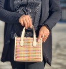  Guess Silvana Compartment Mini Tote Veske, Multi thumbnail