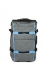 North Pioneer Cargo Duffelbag med Hjul, Medium, grey/light blue thumbnail