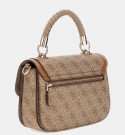 Guess Orlina Logo Top Handle Flap, Latte Logo/Brown thumbnail