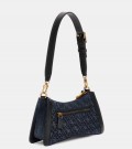 Guess Dili Top Zip Shoulder Bag, Black Logo thumbnail