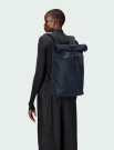 Rains Rolltop Rucksack, Navy thumbnail