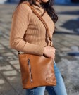 Lycke Nora Liten Crossover Veske, cognac thumbnail