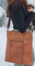 House of Sajaco Skinnveske, brun thumbnail