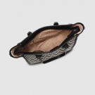 Lycke Tote Bag Flora, Black/White thumbnail
