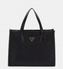 Guess Silvana 2 Comp Tote, Black thumbnail
