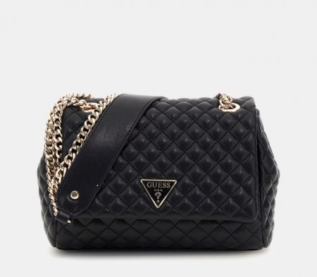 Guess Eco Rianee Convertible Xbody Flap, Black