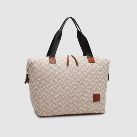 Lycke Weekendbag Flora, Beige