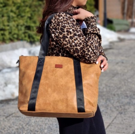 Lycke Tote Bag Kris, Camel