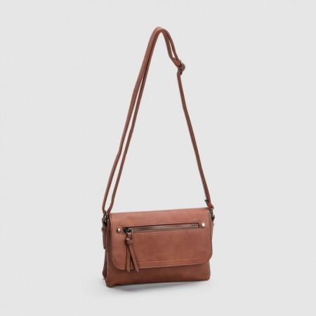 Puccini Flapbag Donna, Cognac