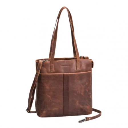 House of Sajaco Tote Bag, Cognac