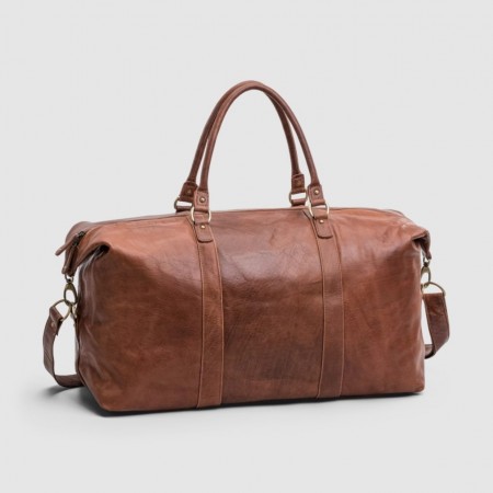 House of Sajaco Weekend Bag Large, Cognac