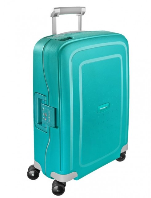 Samsonite S´Cure Kabinkoffert 55 cm, Aqua Blå