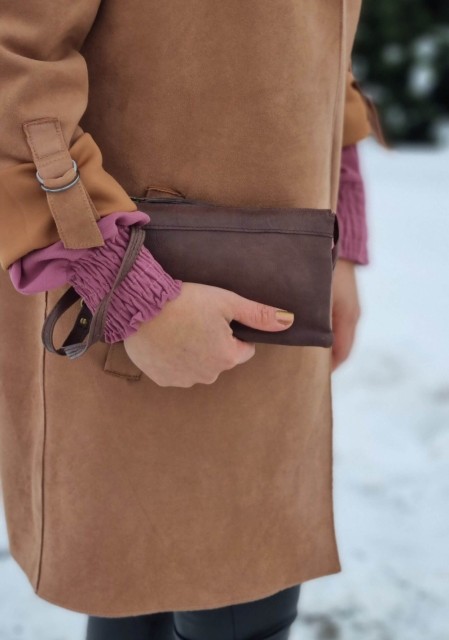 House of Sajaco Clutch Veske, mocca