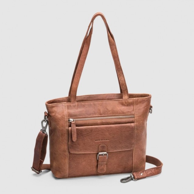 House of Sajaco Tote bag, cognac
