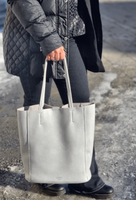 Lycke Tote Bag, grå
