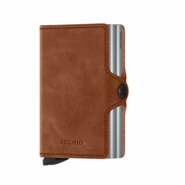 Secrid Twinwallet, Vintage Cognac Silver