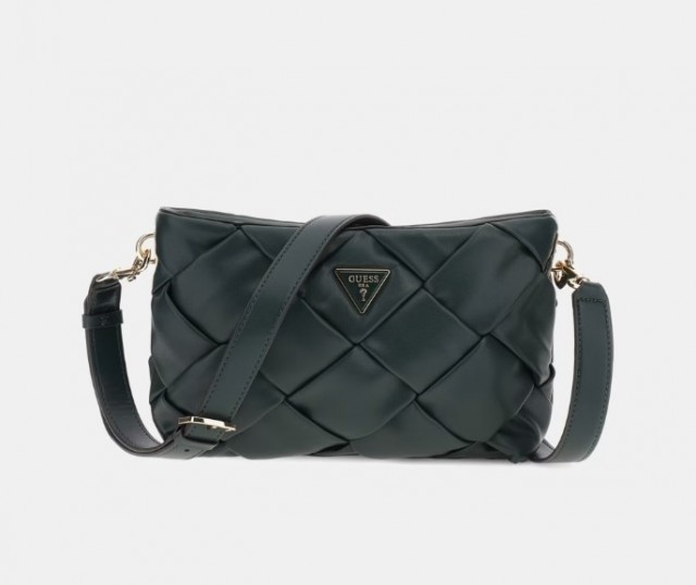 Guess Zaina Crossbody Top Zip, Forest