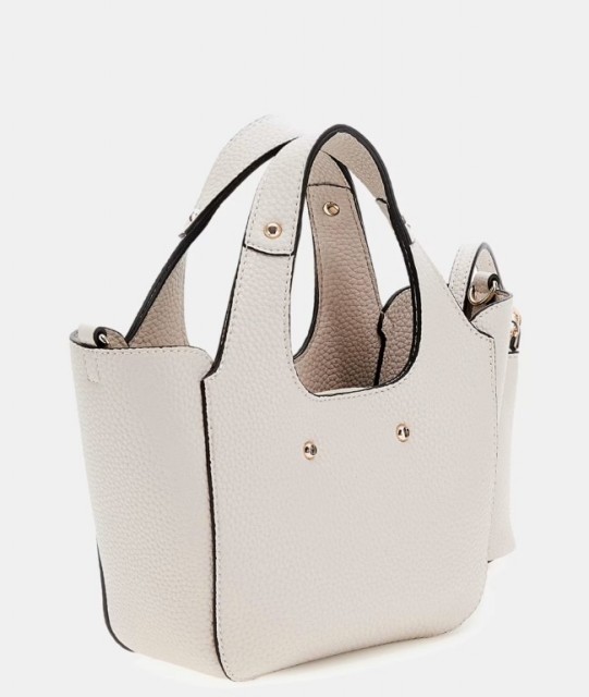 Guess Helina Mini Tote, Bone