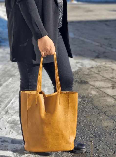 Lycke Tote Bag, mustard