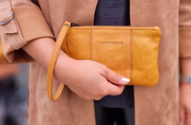 House of Sajaco Clutch Veske, brun