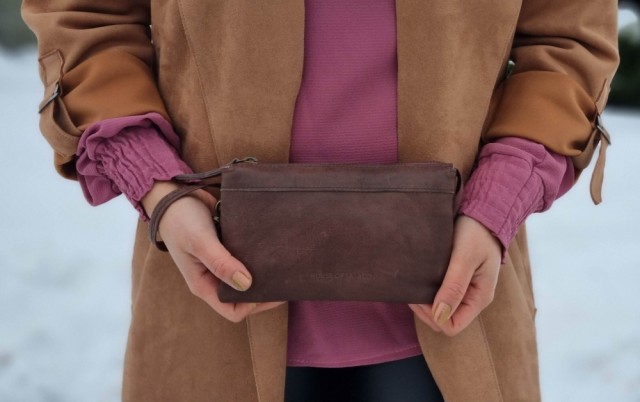 House of Sajaco Clutch Veske, mocca