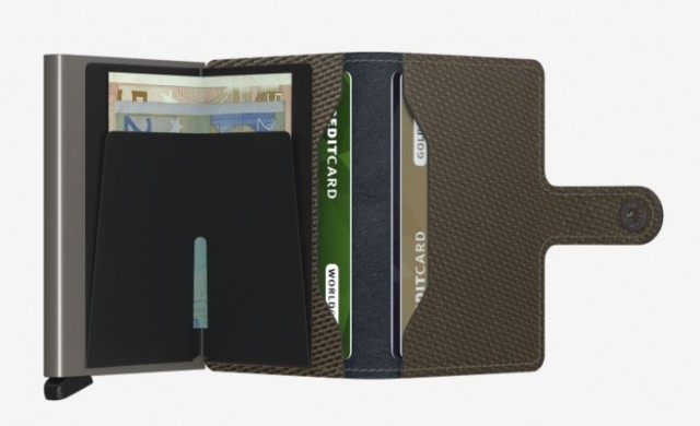 Secrid Miniwallet, Carbon Khaki