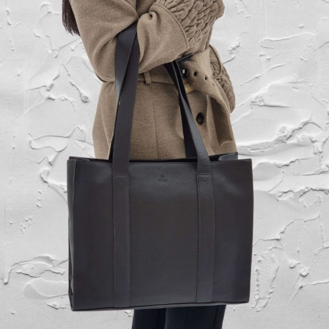 Adax Cormorano Shopper Evie, Dark Brown