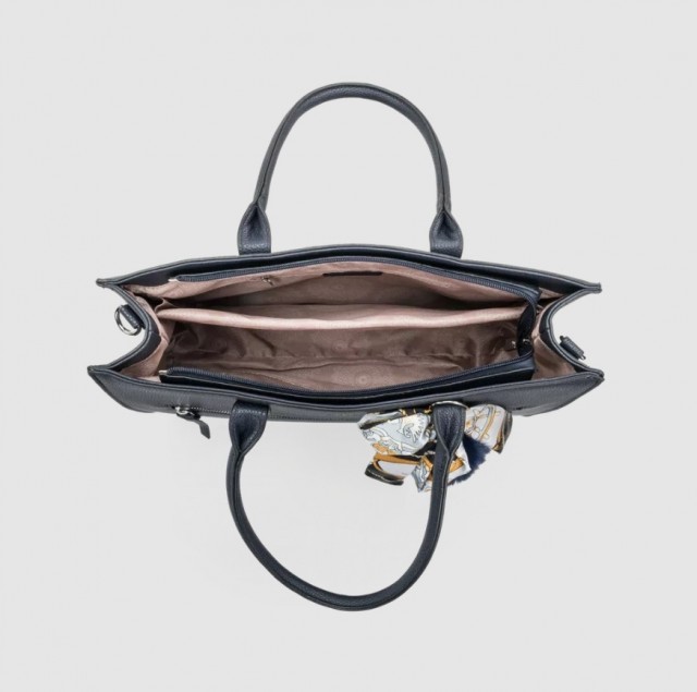 Puccini Tote Bag, Navy